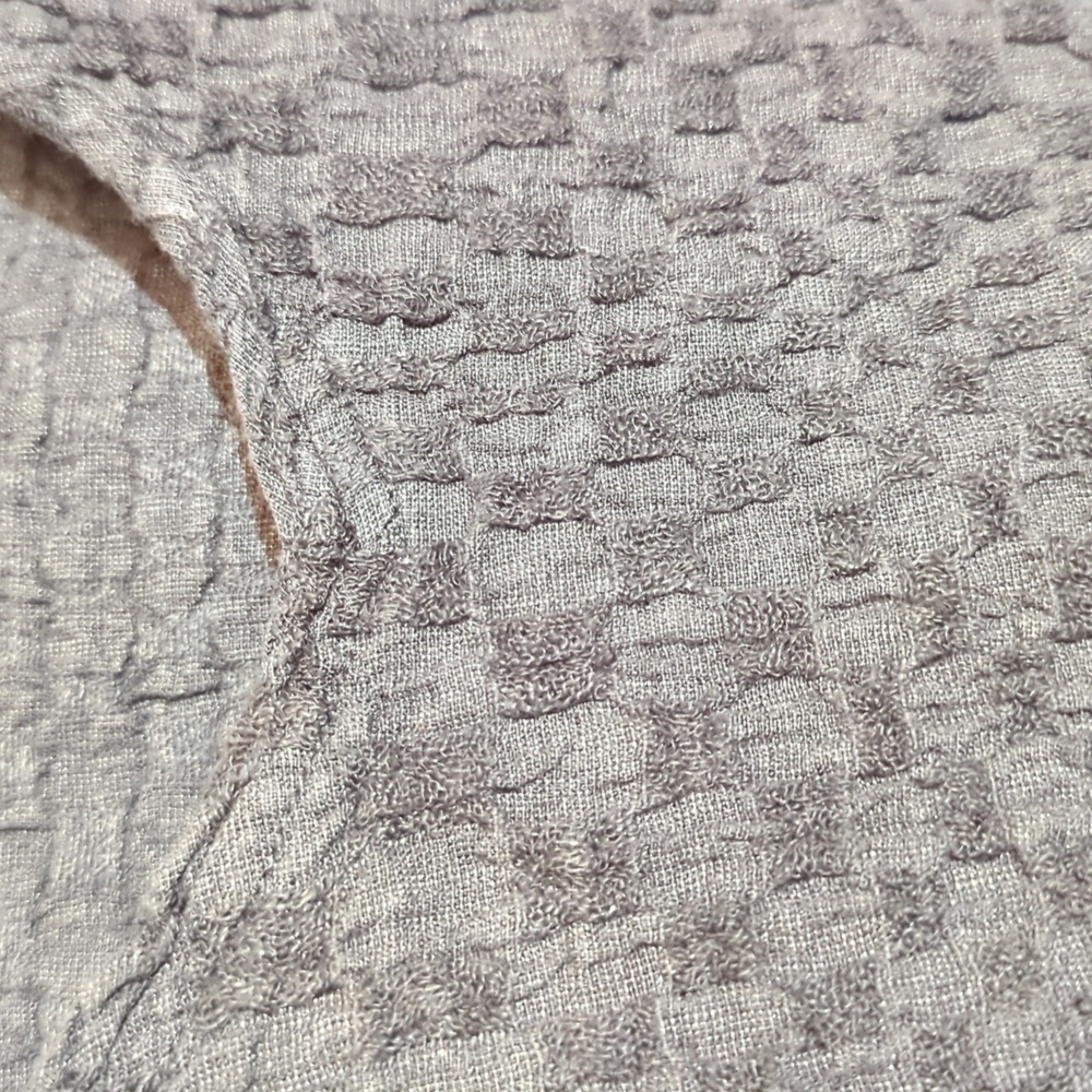 FLAX Textured Linen Black Top - Picture 7 of 11